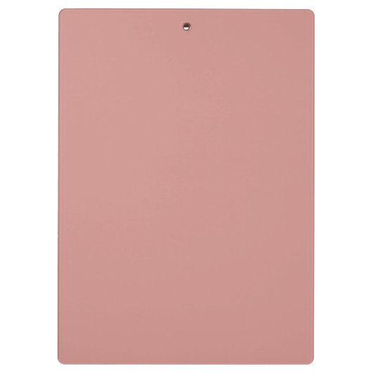 Solide Cognac Kleur Minimalistische Plain Modern Klembord (Achterkant)