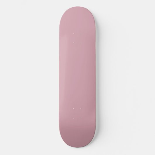 Solide, effen kwartsblush skateboard (Voorkant)