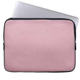 Solide, effen Roze Kwarts Blush Electronics Bag Laptop Sleeve