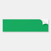 Solide groene achtergrond bumpersticker (Voorkant)