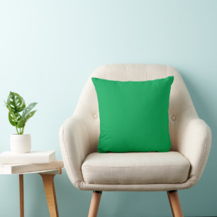 Solide groene achtergrond kussen