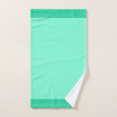 Solide, menthe, vert (Serviette à main)