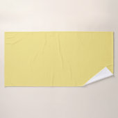 Solide Pastel Jaune moderne (Serviette de bain)