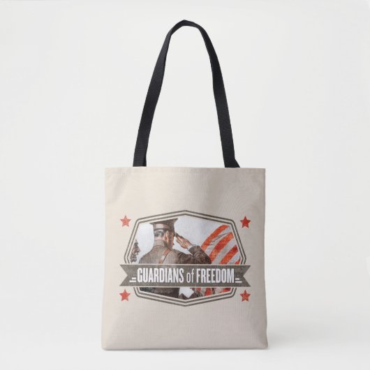 Solider-Guardian of Freedom Tote Bag (Voorkant)