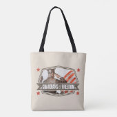 Solider-Guardian of Freedom Tote Bag (Achterkant)