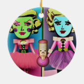 Solides cosmiques Ornement double face (Dos)