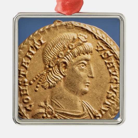 Solidus Constantinius II Metalen Ornament (Voorkant)