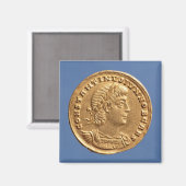 Solidus of Constantine II Caesar cuirassed Magneet (Voorkant / Achterkant)