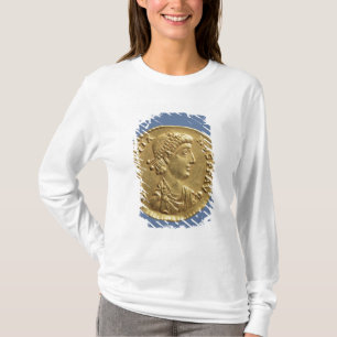 Solidus van Gratian gedrapeerd T-shirt