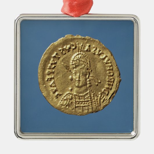 Solidus van Romulus Augustulus Metalen Ornament (Voorkant)
