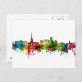 Solihull England Skyline Briefkaart (Voorkant / Achterkant)