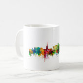 Solihull England Skyline Koffiemok (Voorkant links)