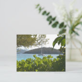 Solitaire boot briefkaart (Staand voorkant)