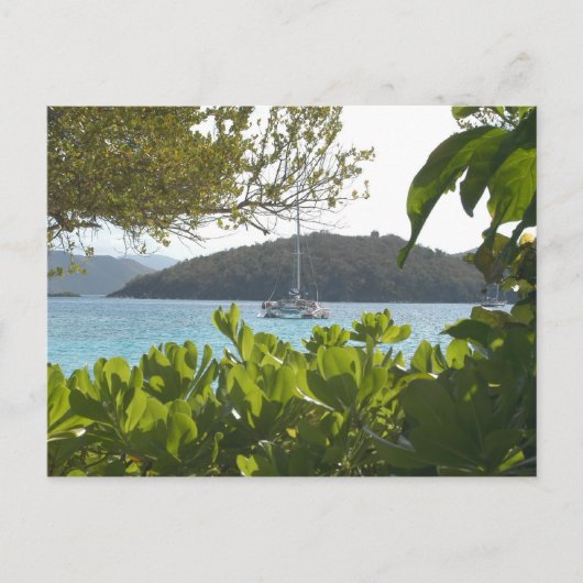 Solitaire boot briefkaart (Voorkant)