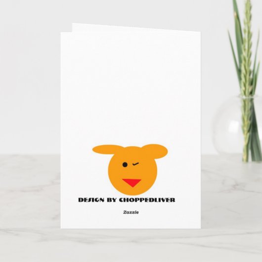 Solitaire ? Carte de vœux (Dos)