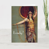 Solitaire ? Carte de vœux (Devant)