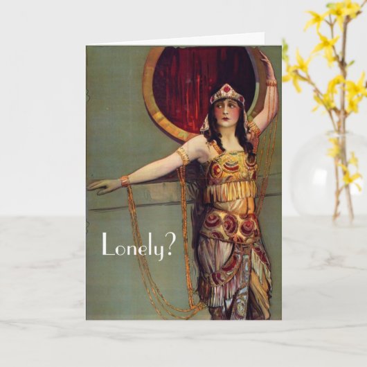 Solitaire ? Carte de vœux (Fleur jaune)