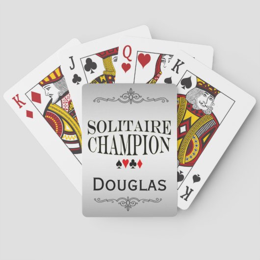 Solitaire Champion Pokerkaarten (Achterkant)