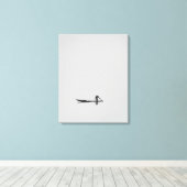 Solitary Drift Canvas Afdruk (Insitu (Houten vloer))