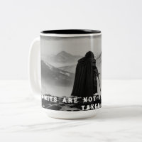 Solitary Warrior Mok - Black & White Fantasy