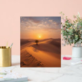 Solitude du désert - Dunes d'or au coucher du sole (Mariage)