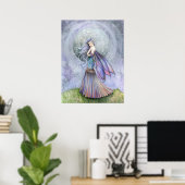 Solitude Fairy Poster Print by Molly Harrison (Bureau à domicile)
