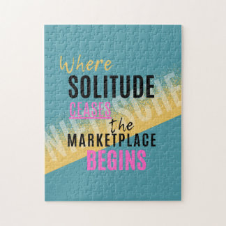 Solitude Introspection Introvert Nietzsche quote Legpuzzel
