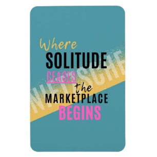 Solitude Introspection Introvert Nietzsche quote Magneet