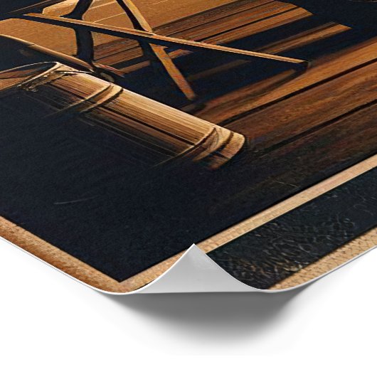 Solitude rustique dans une affiche sauvage de mont (Coin)