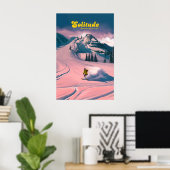 Solitude Utah Skigebied Reisposter Poster (Thuiskantoor)