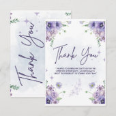 Sollicitatiegesprek Bedankt kaart (Voorkant / Achterkant)