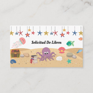 Sollicitud De Libros Para Bebe, Bajo El Mar Informatiekaartje
