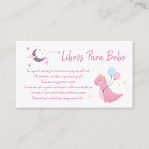 Sollicitud De Libros Para Bebe, Boekaanvraag Informatiekaartje