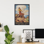 Sollith op de Solway, Engeland,  Golf Poster (Thuiskantoor)