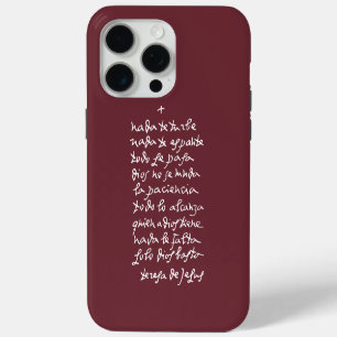 Solo Dios basta (Laat niets je storen) iPhone 15 Pro Max Hoesje
