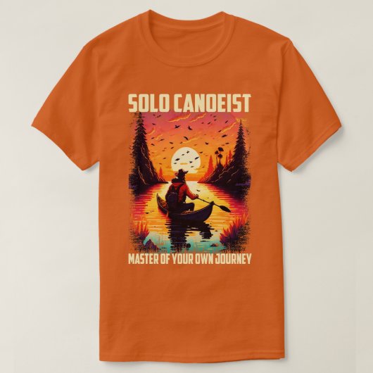 Solo kanoën t-shirt (Design voorkant)