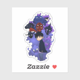 Solo Leveling inspired chibi Sticker