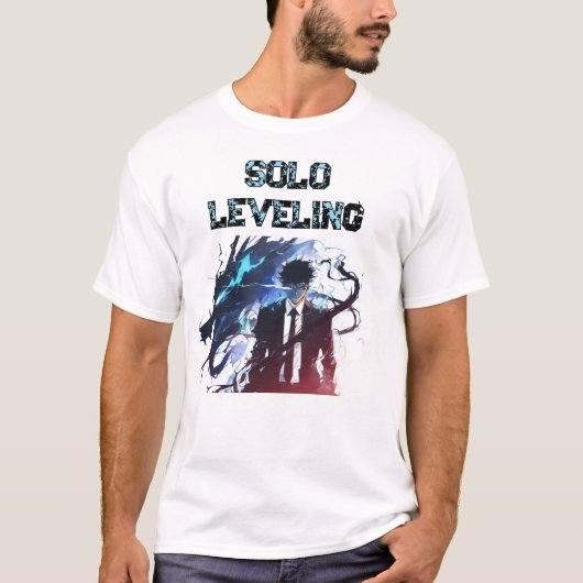 🖤 Solo Leveling T-Shirt | Anime Inspired Design (Voorkant)