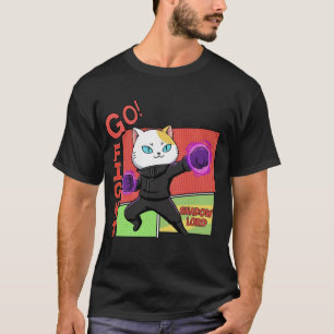 Solo Meow-ling Level Up Retro Poster T-shirt