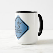 Solo Musicien Acoustique Mug Blue (Devant droit)