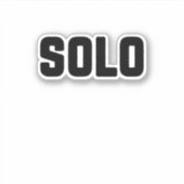 Solo Sticker (Voorkant)