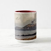 Solo vliegen bij Nubble Lighthouse Mok (Midden)