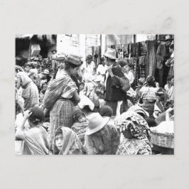 Sololá markt Guatemala  foto Briefkaart