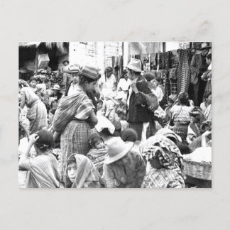 Sololá markt Guatemala  foto Briefkaart