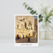 Soloman's Wall Jerusalem, Jean-Leon Gerome Briefkaart (Staand voorkant)