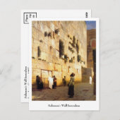 Soloman's Wall Jerusalem, Jean-Leon Gerome Briefkaart (Voorkant / Achterkant)