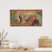 Solomon dicteert de spreekwoorden poster (Keuken)