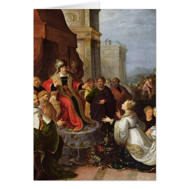 Solomon en de koningin van Sheba (Voorkant)
