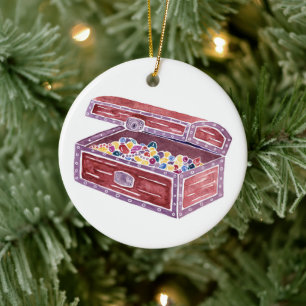 Solomon en de Treasure of Wisdom Jesse Tree Keramisch Ornament