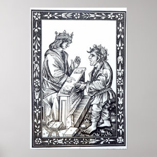 Solomon en Marcoul, illustratie van Poster